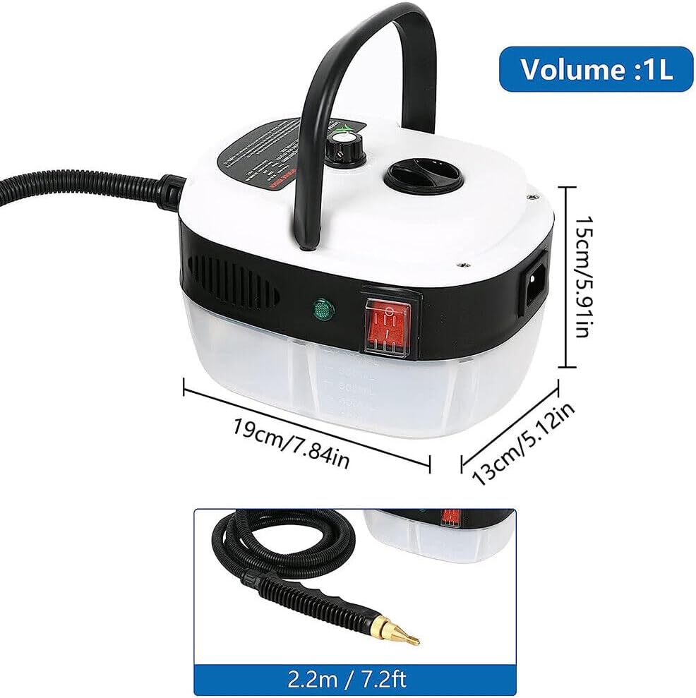 2500W Portable Handheld Steam Cleaner High Temperature Pressurised