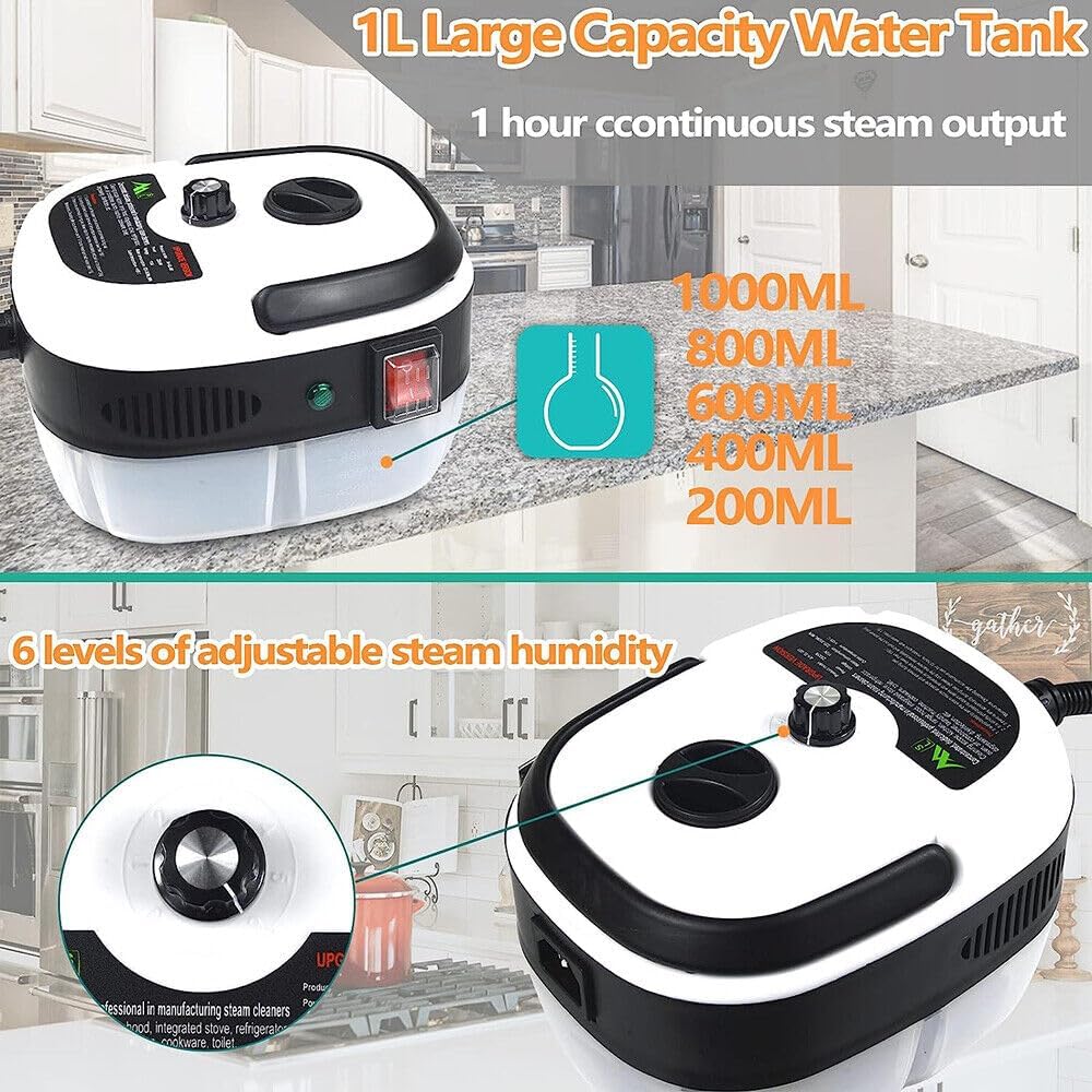 2500W Portable Handheld Steam Cleaner High Temperature Pressurised