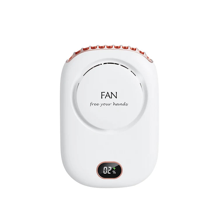 Stay Cool Anywhere with the Portable Hanging Neck Fan – Bladeless, USB Rechargeable, and Perfect for Outdoor Sports & Travel