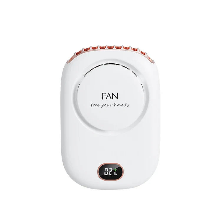 Stay Cool Anywhere with the Portable Hanging Neck Fan – Bladeless, USB Rechargeable, and Perfect for Outdoor Sports & Travel