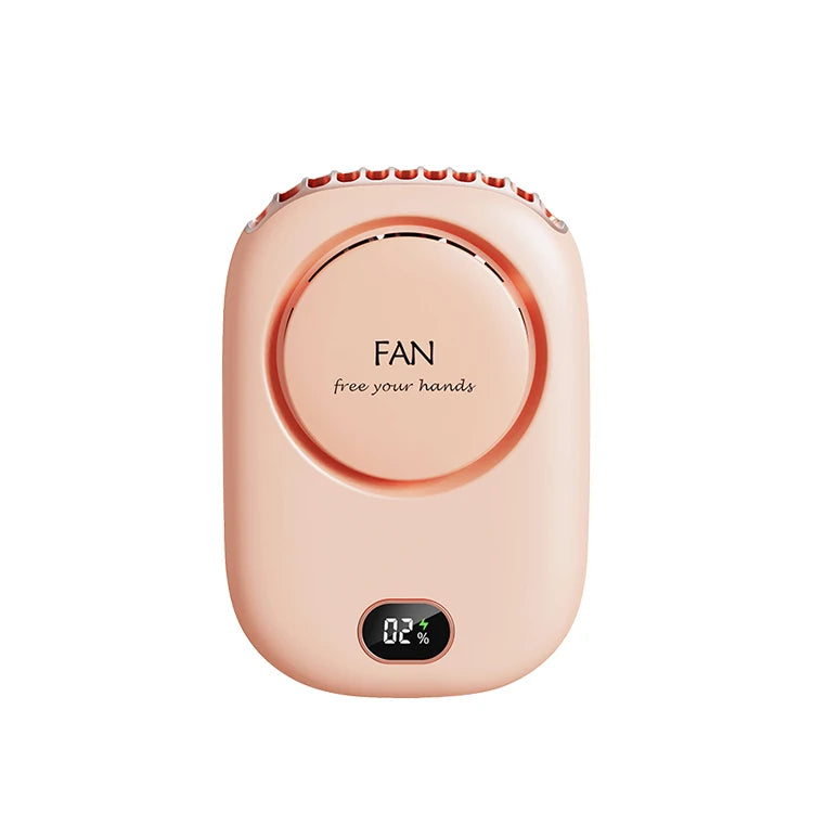 Stay Cool Anywhere with the Portable Hanging Neck Fan – Bladeless, USB Rechargeable, and Perfect for Outdoor Sports & Travel